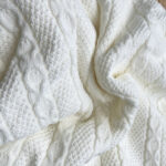 Triko Zincir Saç Örgülü Wellsoft Döşemeli 80 x 100cm  cm Bebek battaniyesi