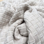 Triko Düğüm Örgülü Wellsoft Döşemeli 80 x 100cm Bebek battaniyesi