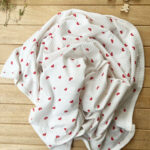 Naturel Kalpli Pamuklu 80x90 cm Tek Kat Penye Bebek Battaniye