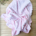 Kalpli Nohut Pembe Bebek Battaniyesi Pamuklu Tek Kat Mevsimlik Ince 90*90