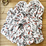 Naturel İnşaat Araçları Pamuklu 80x90 cm Çift Kat Penye Bebek Battaniye