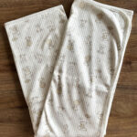 %100 Organik Pamuk Bulut Desenli Organik Pamuk Penye Battaniye