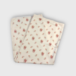 Naturel Organik Pamuklu 80 x 85 cm Çift Kat Penye Bebek Battaniye Gardenya