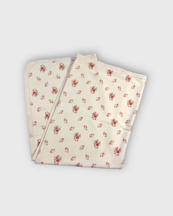 Naturel Organik Pamuklu 80 x 85 cm Çift Kat Penye Bebek Battaniye Gardenya