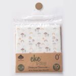 Desenli Lüx Ağız Mendili 22x22 cm – Yumuşak Pamuklu Bebek Ağız Bezi