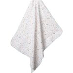 🐻 AYICIK DESENLİ TEK KAT MÜSLİN BEBEK BATTANİYESİ 1-6-12 AY UNİSEX